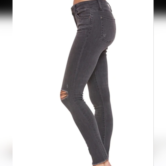 DL 1961 JAxDL No.3 Instasculpt Skinny Jeans Denim Pants Weathered Distressed 26 - Picture 2 of 16